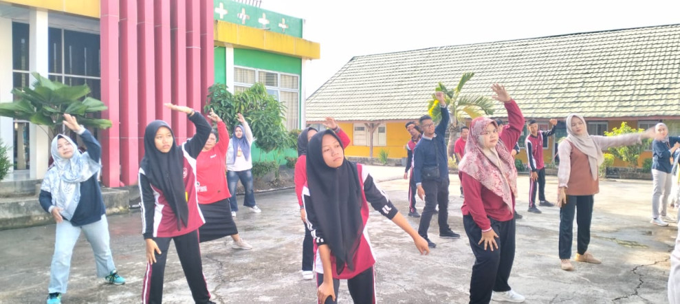 Dinkes Inhil Lakukan Senam Sehat Rutin