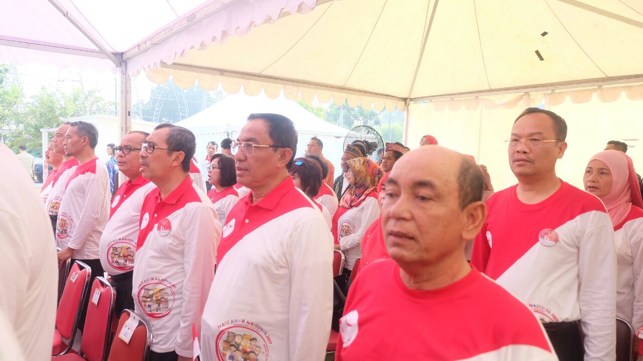 Puncak Peringatan Hari Anak Nasional 2017, Bupati Wardan Imbau Orang Tua Awasi Anak Gunakan Medsos