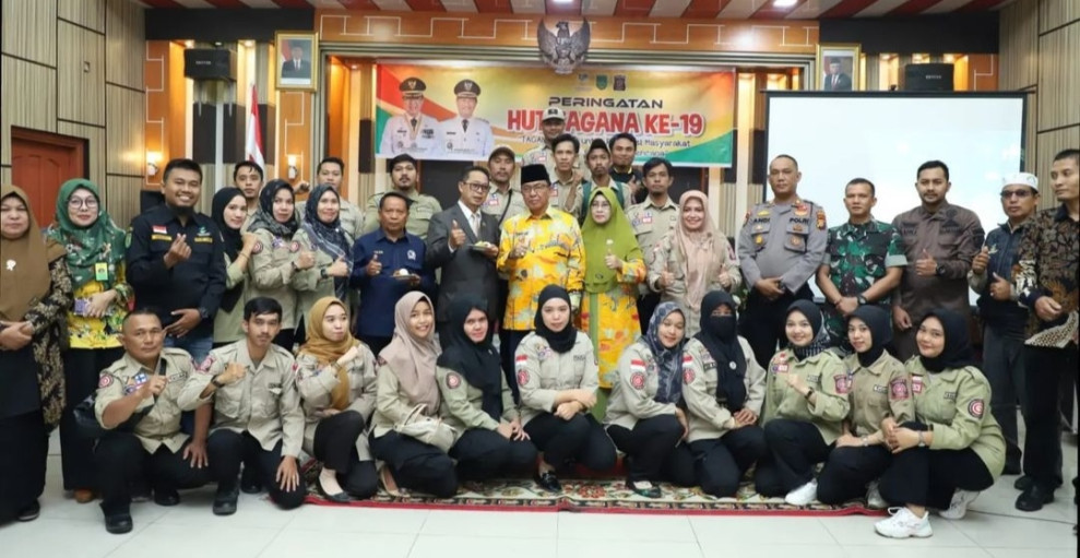 Bupati Inhil Hadiri HUT Tagana ke-19
