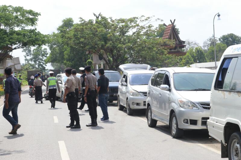 Polres Inhil dan Polres Inhu Gelar Cipkon Gabungan