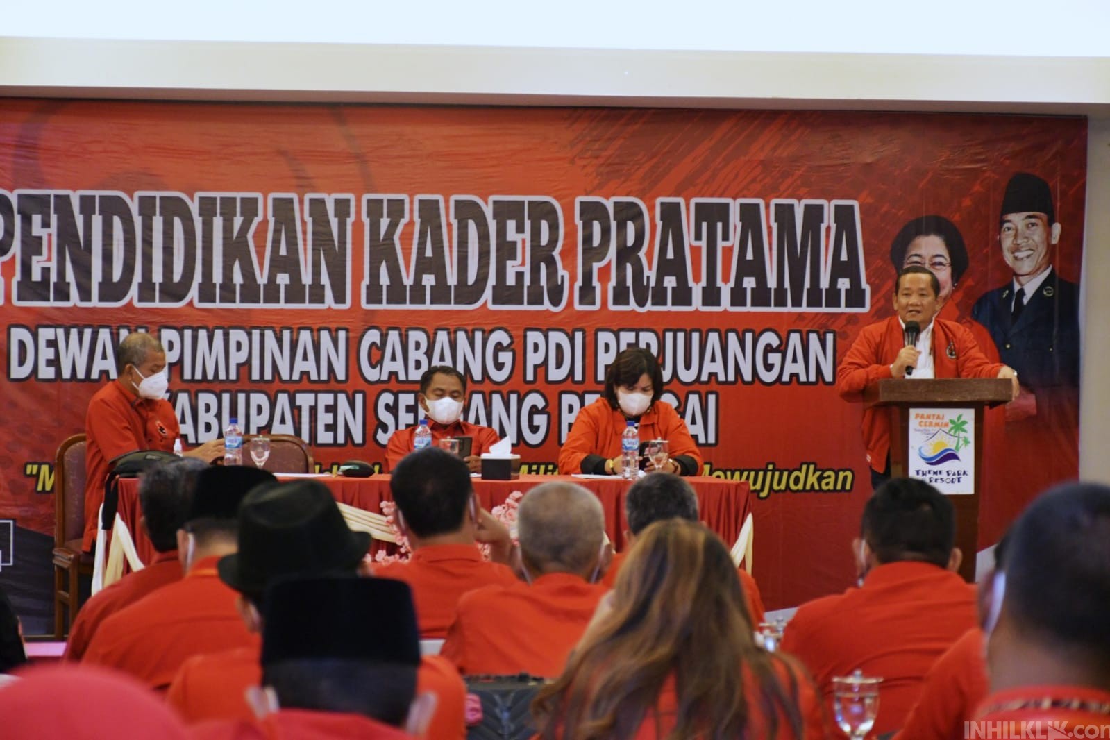 Ketua DPD PDIP Sumut Buka Pendidikan Kader Pratama DPC PDIP Sergai