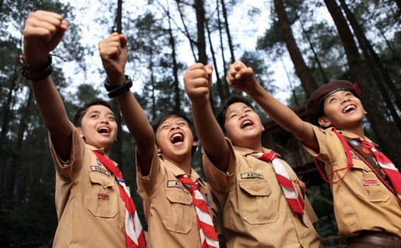 Riau Terima Rekor MURI Apel Akbar Hari Pramuka Terbesar Di Indonesia