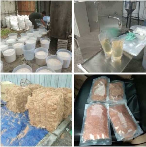BUMDes Desa Sungai Ara, Inhil Olah Turunan Kelapa Jadi Cocofiber, Briket dan Minyak Goreng