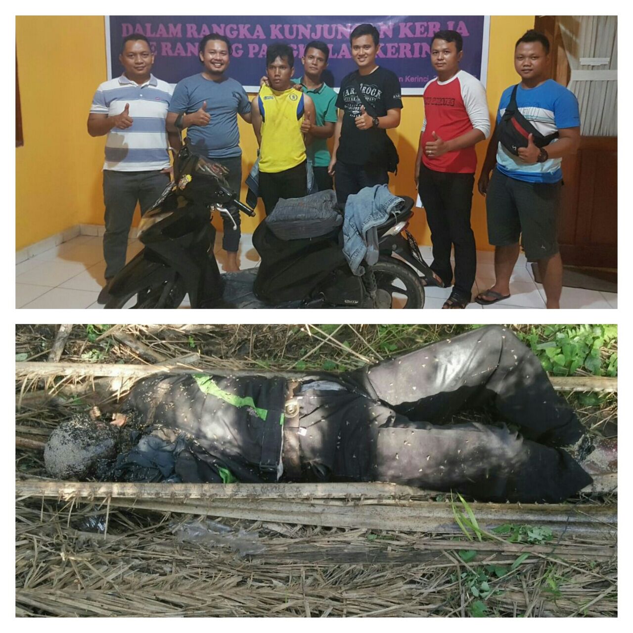 Polres Siak Kembali Ungkap Kasus Penemuan Mayat Lelaki Di lokasi Pemancingan.