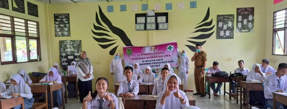 Dinkes inhil dan pendidikan Pengalihan Enok Gelar Sosialisasi Kesehatan Jiwa