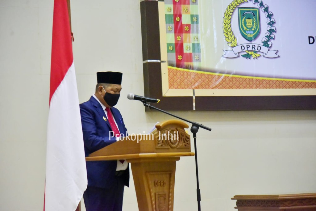Wakil Bupati Syamsuddin Uti Hadiri Rapat Paripurna ke 6 Persidangan II DPRD Inhil