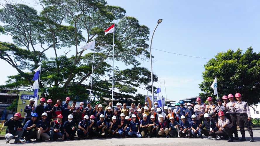 Peringatan Bulan K3 di PT Pulau Sambu di Kuala Enok Digelar Lebih Meriah