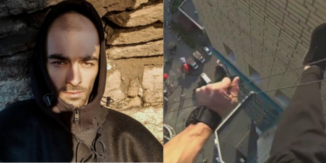 Detik-Detik Atlet Parkour Nyaris Tewas Kala Beraksi di Puncak Gedung, Berikut Videonya