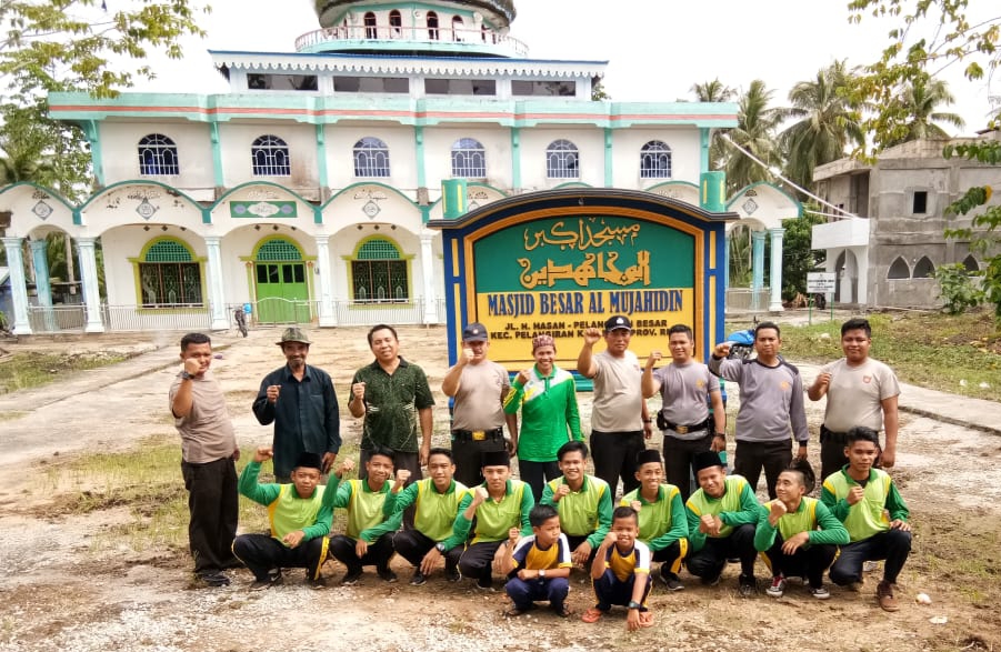 HUT Bhayangkara ke-73, Polsek Pelangiran Gelar Bakti Sosial