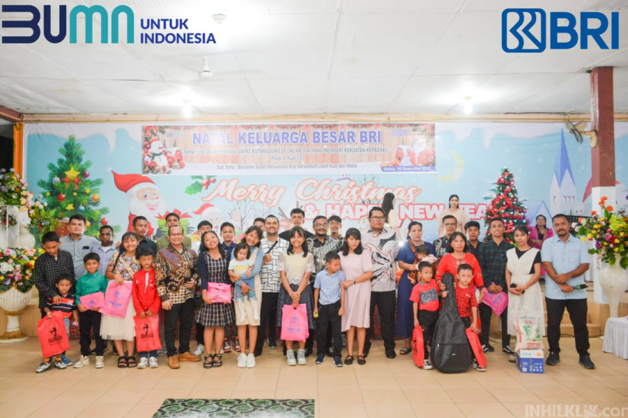 Perayaan Natal Keluarga Besar BRI Kisaran Berlangsung Teduh dan Khidmat