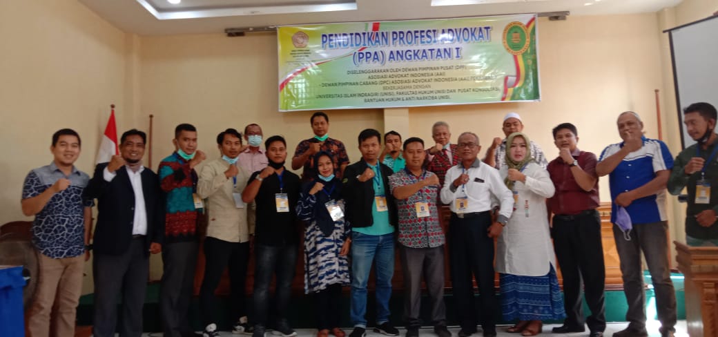 Kerjasama AAI dan UNISI, Gelar Pendidikan Khusus Profesi Advokat Angkatan Pertama di Tembilahan