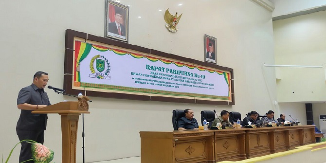 Ini Pandangan Fraksi-fraksi DPRD Inhil Terhadap RAPBD 2018