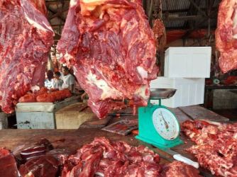 Jelang Ramadan, Harga Daging di Pekanbaru Naik
