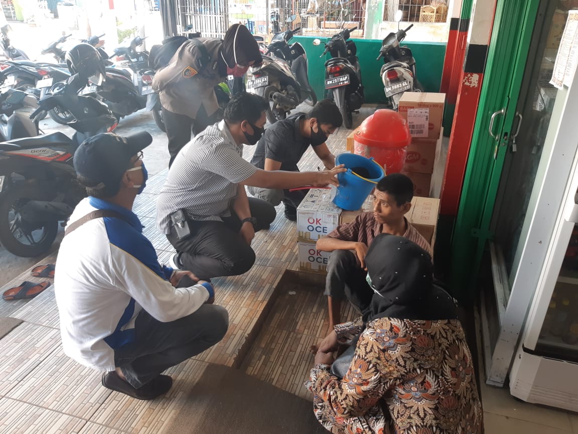 Kapolres Inhil Lakukan Pendataan Tunawisma