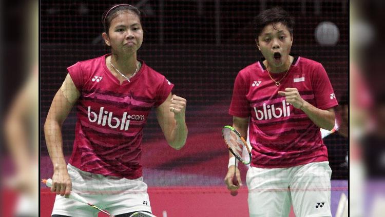 Greysia/Apriani juara ganda putri Thailand Terbuka