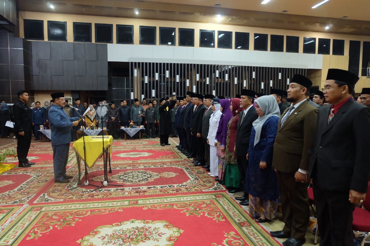 Sekda Inhil Lantik 136 Pejabat Eselon III dan IV Berikut Daftarnya