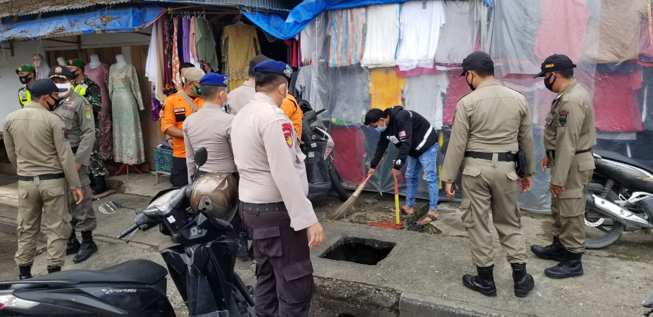 Beberapa Warga Tembilahan Sidang Ditempat Karena Tak Pakai Masker