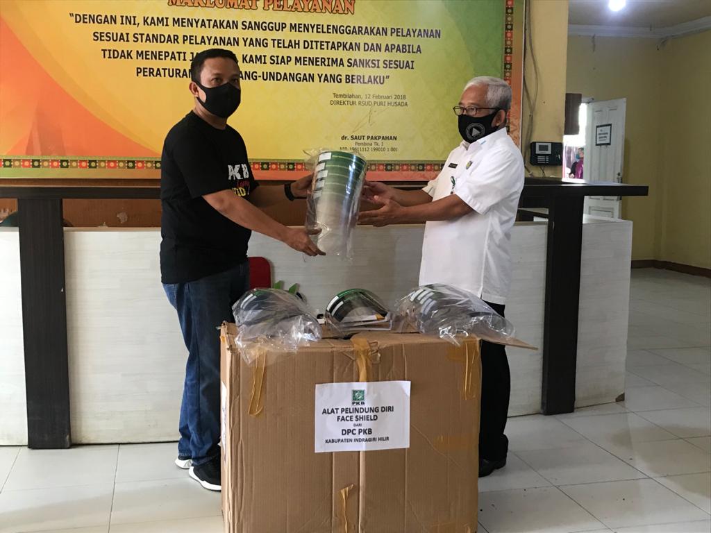 dr. Saut: APD Face Shield Buatan PKB Inhil Luar Biasa!