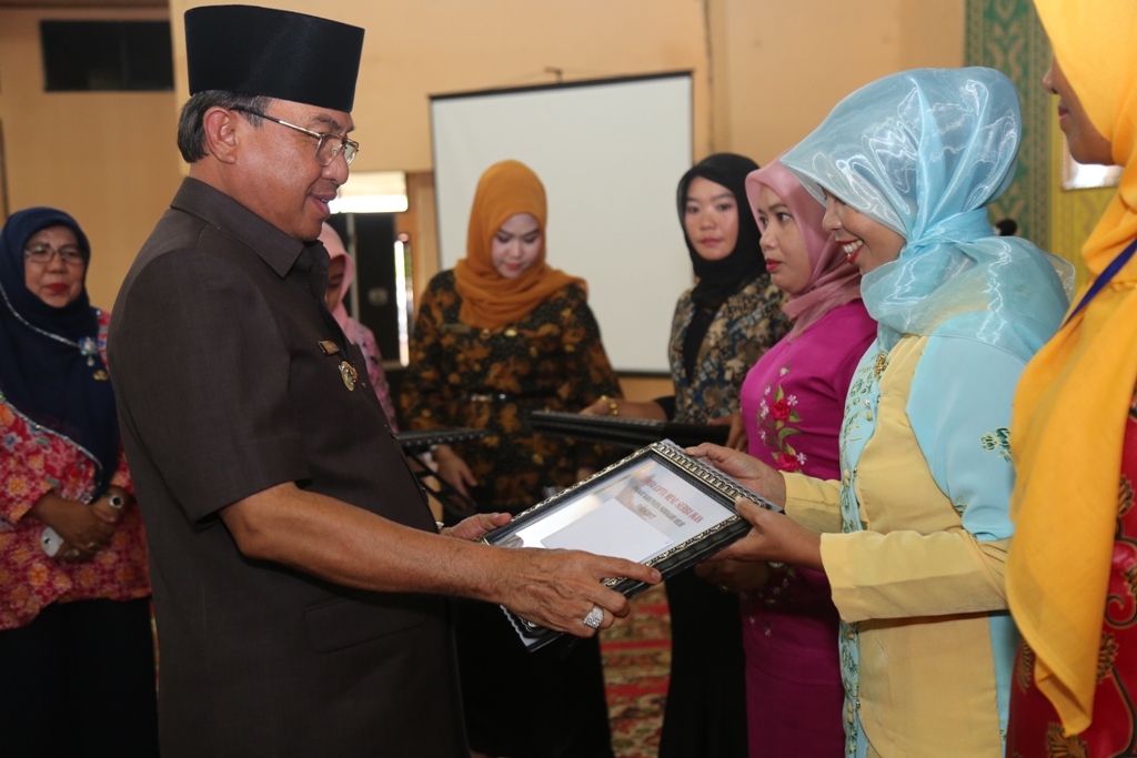 Bupati Inhil Hadiri Lomba Cipta Menu Serba Ikan TP PKK