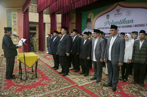 Usai Lantik BAZNAS dan LPTQ, Bupati Inhil Minta Kedua Lembaga Optimalkan Peran