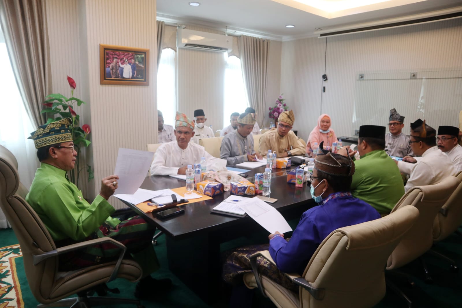 Bupati HM Wardan Laksanakan Audensi Bersama KPU Inhil