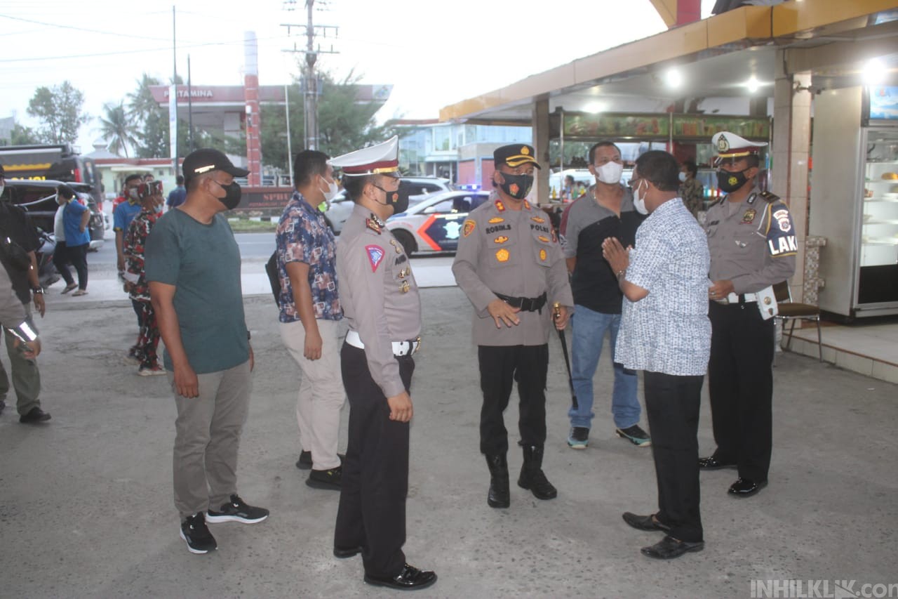 Kapolres Sergai Pimpin langsung Ops yustisi Tim Gempur Covid-19 