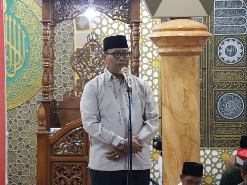 Sekda Inhil Hadiri Peringatan Maulid Nabi Muhammad SAW di Masjid Al-Mujahidin Desa Sungai Luar