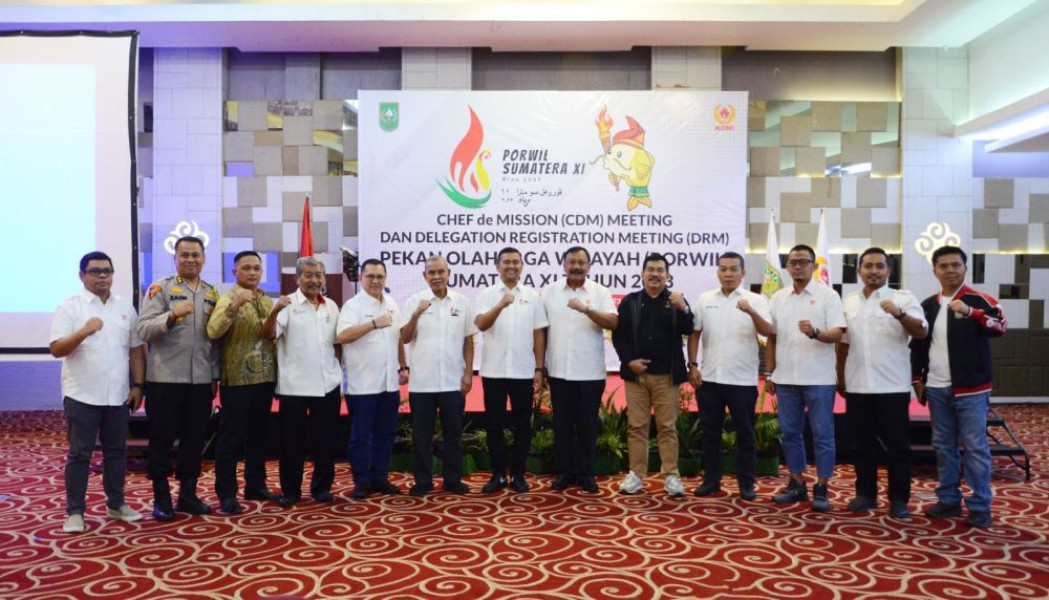 CDM Meeting dan DRM Porwil Sumatera XI 2023 Resmi Digelar di Pekanbaru