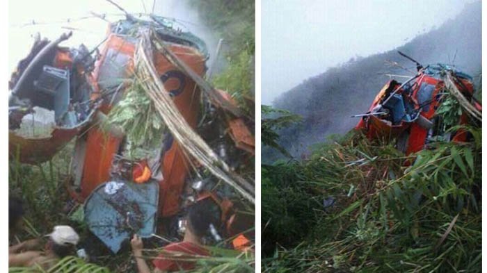 Heli Basarnas Jatuh di Temanggung, Begini Kondisinya