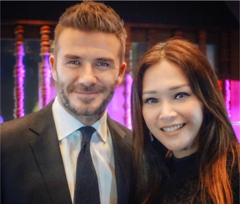 Foto Bareng David Beckham, Maia Estianty Bikin Netizen Iri
