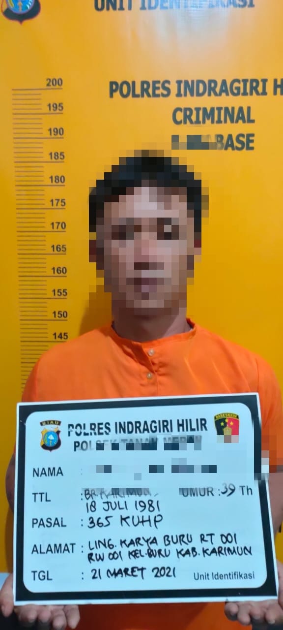 Polsek Tanah Merah Berhasil Tangkap Pelaku Curas yang Cekik dan Hampir Tikam Korbannya