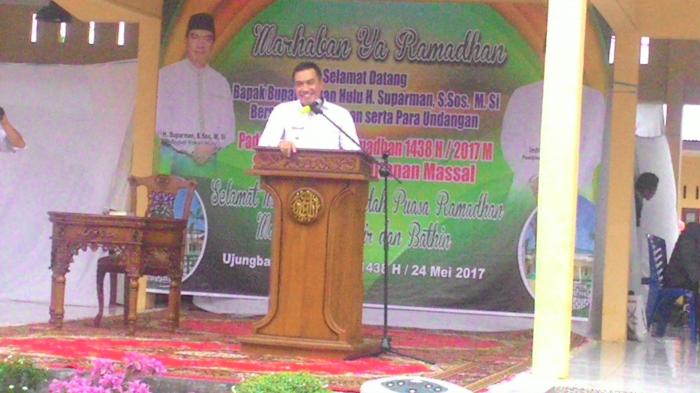 Suparman Akan Turun Langsung Usir Para Pedagang Yang Ada Di Komplek Masjid Islamic Center