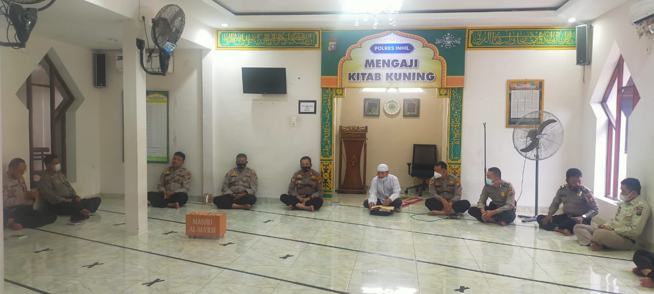 Ustad Ustadz Abdul Hamid Pimpin Binrohtal di Polres Inhil