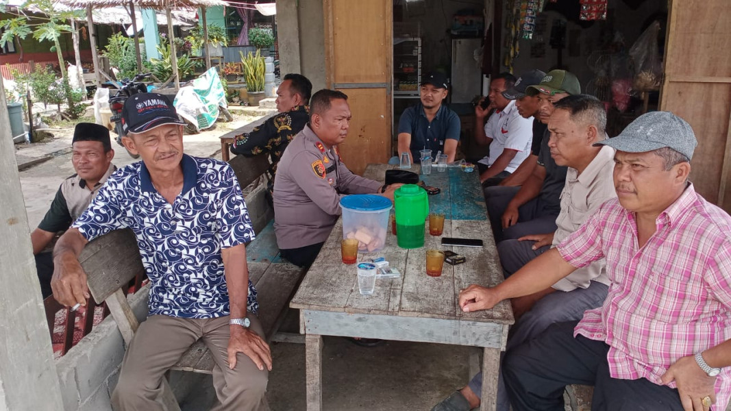 Kapolsek Gaung Iptu Andrianto SH MH Ajak Masyarakat Sukseskan Pemilu 2024