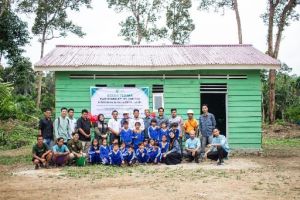 1 Kelas Baru Dibangun di Pedalaman Suku Talang Mamak
