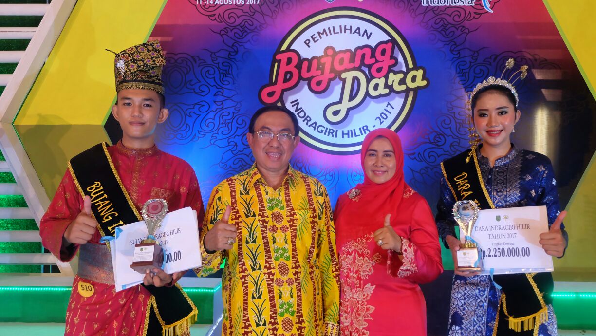 Pemilihan Bujang Dan Dara Inhil 2017, Bupati Wardan: Ajang Ini Sudah Menjadi Tradisi