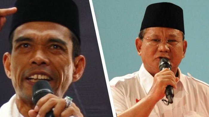 Dikabarkan jadi Cawapres Prabowo, Ustaz Abdul Somad Tulis 'Hoax'