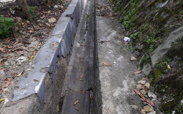 Proyek Drainase Baru Dikerjakan, Tapi Kok Udah Rusak Begini