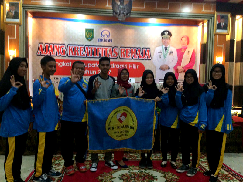 PIK R Garuda SMA N 1 Kateman Ukir Prestasi di Ajang Kreativitas Remaja (AKR) Tingkat Kabupaten Indragiri Hilir
