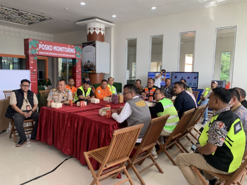 Naik 16 Persen, Posko Nataru di Bandara SSK II Pekanbaru Resmi Ditutup