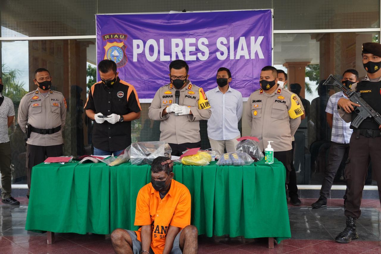 Tim Opsnal Reskrim Polres Siak, Berhasil Ciduk Pelaku Pembunuhan