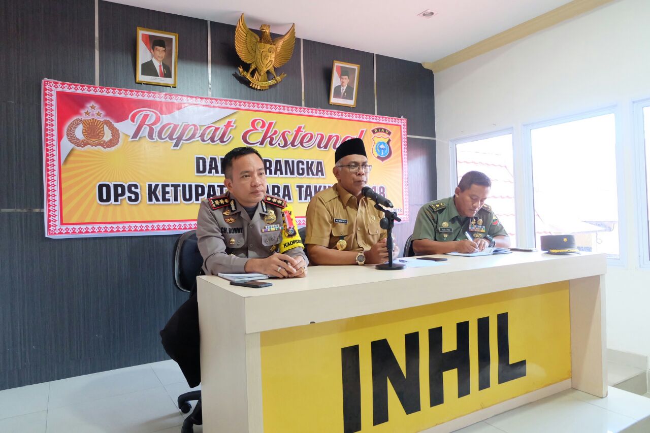 Pemkab Inhil, Polres Serta Kodim Persiapkan Kedatangan Kapolda Riau Dan Danrem 031/Wirabima