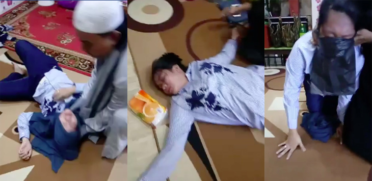 Istri Disantet Pelakor, Menggelepar di Lantai. Lihat Videonya