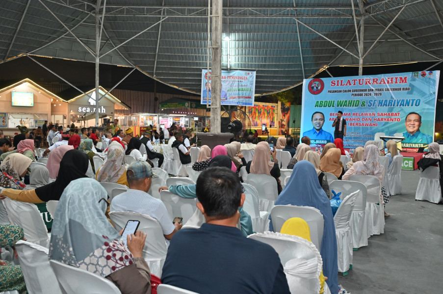 Relawan BERSAWAH Siap Menangkan Paslon Abdul Wahid-SF Hariyanto