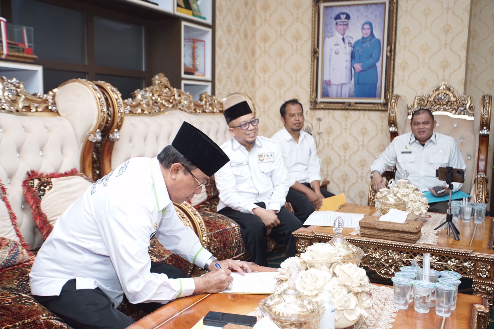 Bupati Inhil Wardan Dukung Proyek Aksi Perubahan PKA Angkatan IV Tahun 2022