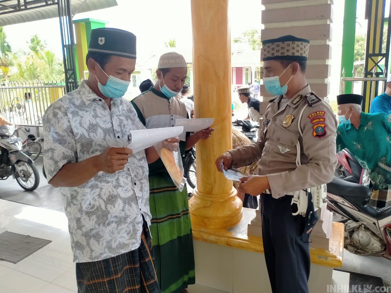 Unit Dikyasa Sat Lantas Polres Sergai Tanpa Bosan Imbau Masyarakat Cegah Covid-19