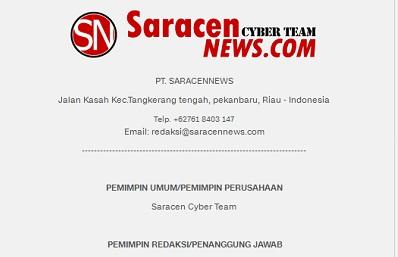 3 Orang Ditangkap, Kantor Media Online Saracen di Pekanbaru Diduga Fiktif