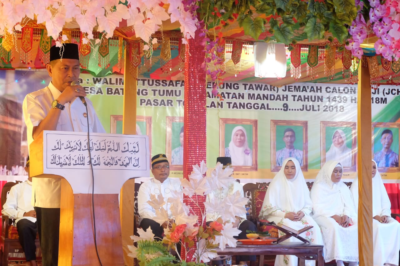 SU Beri Arahan Jema'ah Calon Haji Desa Batang Tumu, Mandah