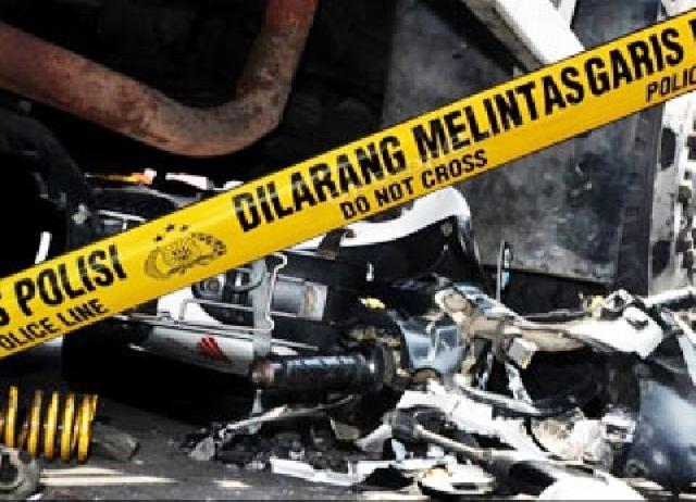 Tabrakan Motor dengan Puso di Kemuning Inhil, Seorang Pelajar Koma
