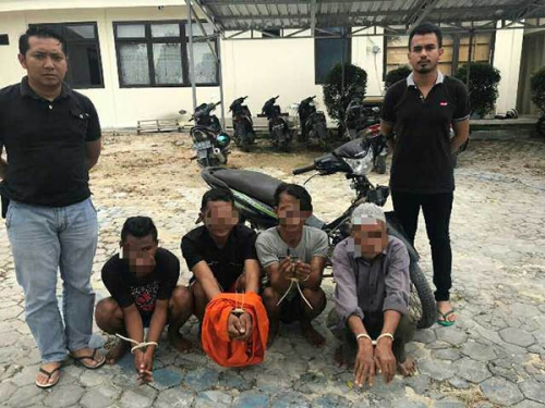 Kakak Beradik Pelaku Curanmor Asal Inhu Dibekuk Satreskrim Polres Pelalawan
